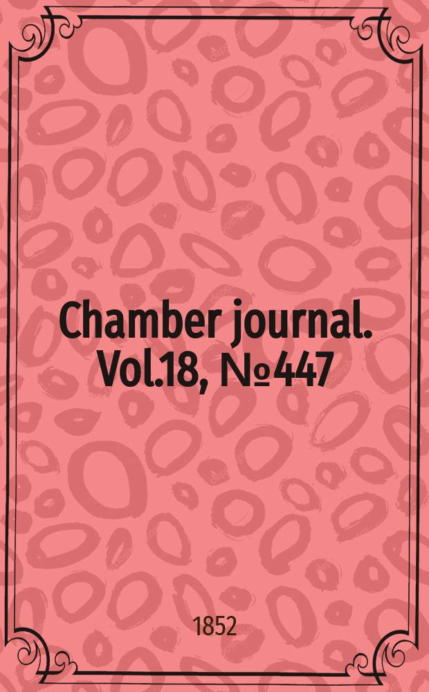 Chamber journal. Vol.18, №447