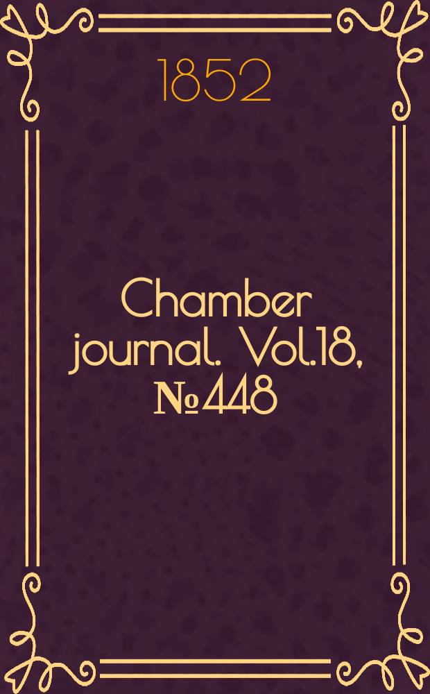 Chamber journal. Vol.18, №448