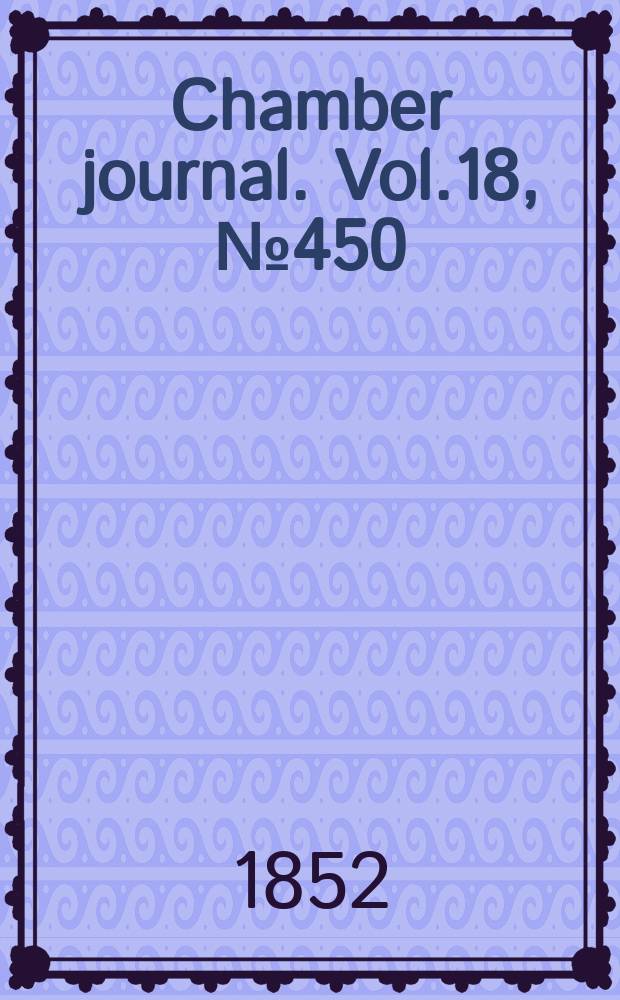 Chamber journal. Vol.18, №450
