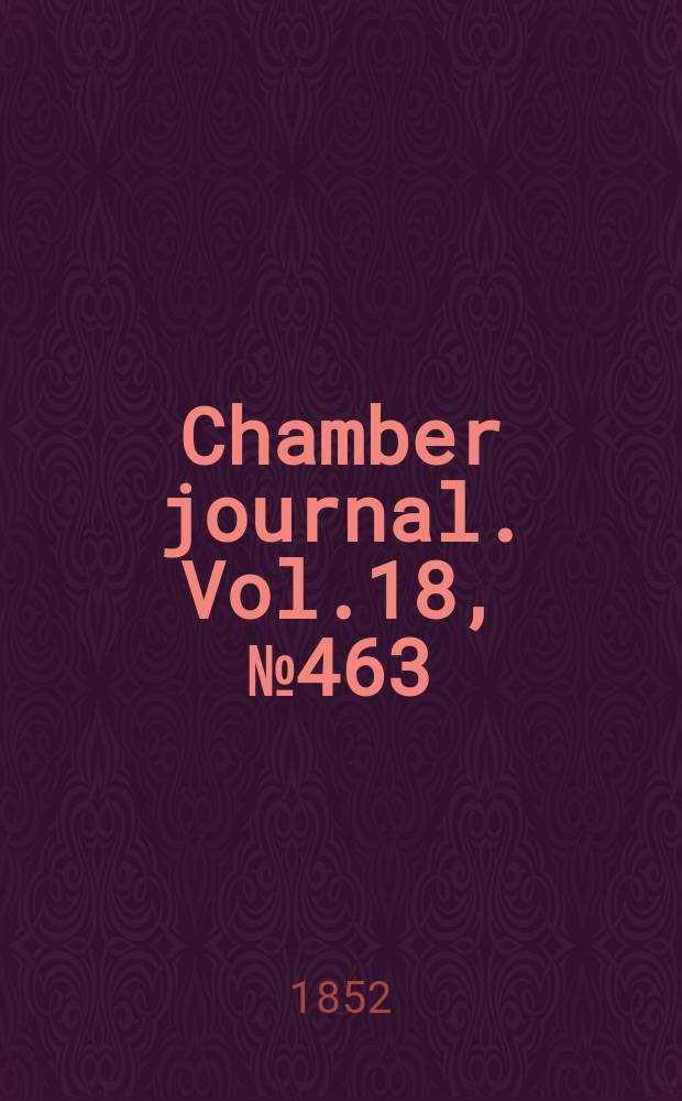 Chamber journal. Vol.18, №463