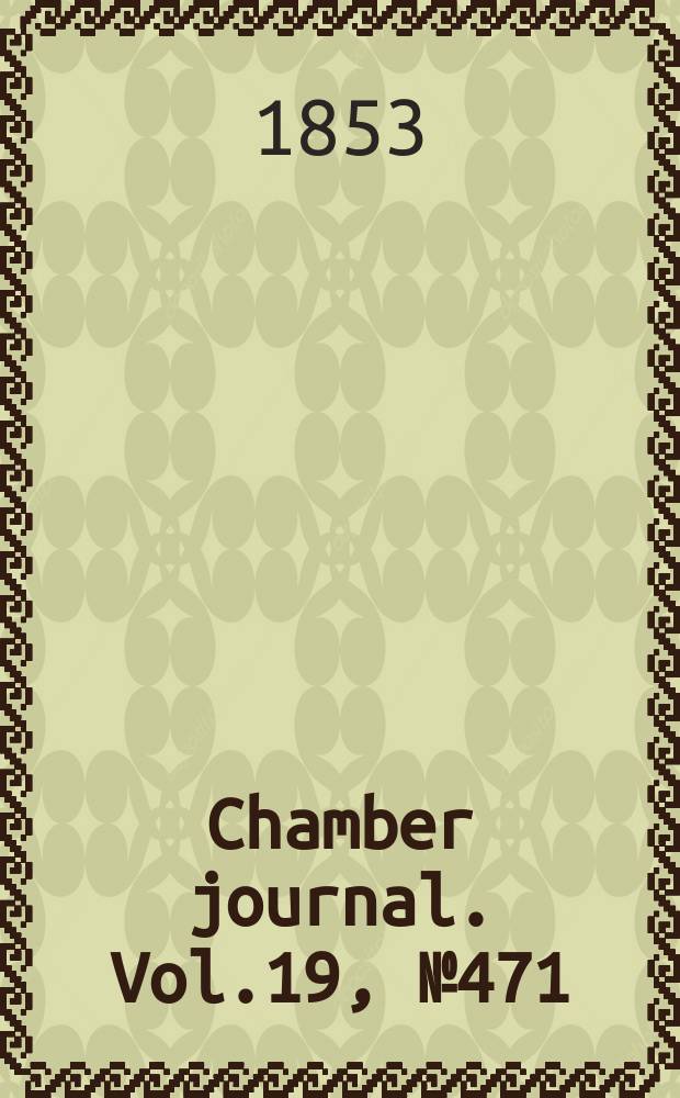 Chamber journal. Vol.19, №471