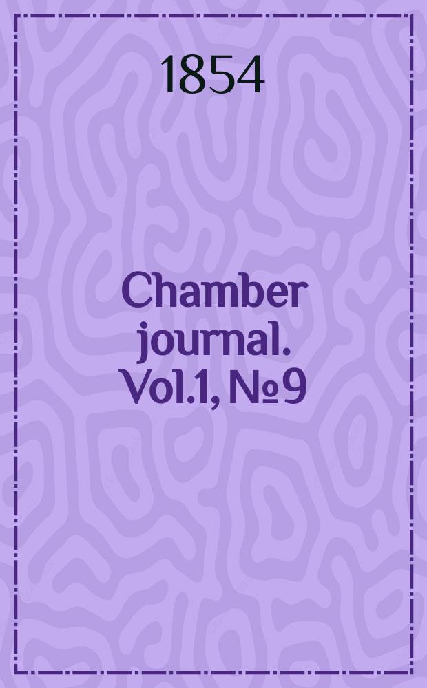 Chamber journal. Vol.1, №9