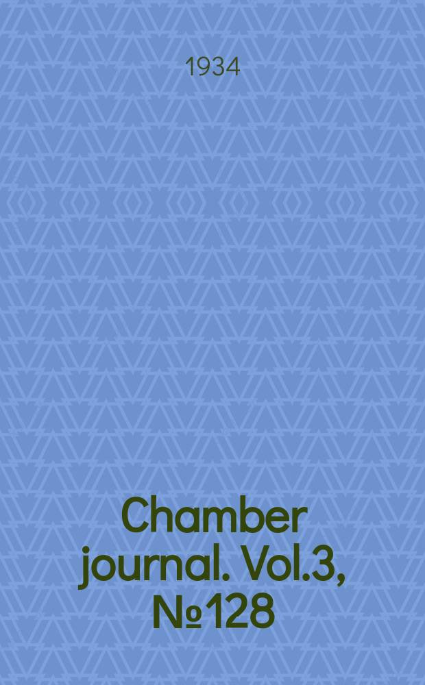 Chamber journal. Vol.3, №128
