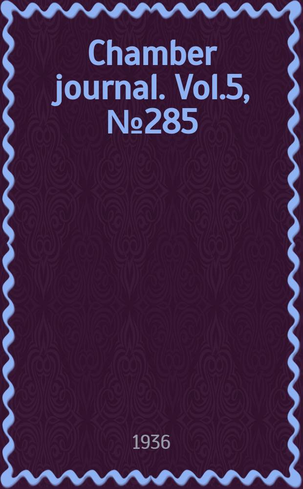 Chamber journal. Vol.5, №285