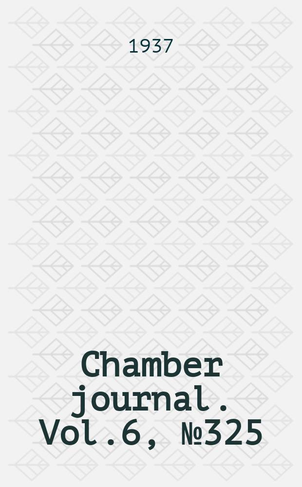 Chamber journal. Vol.6, №325