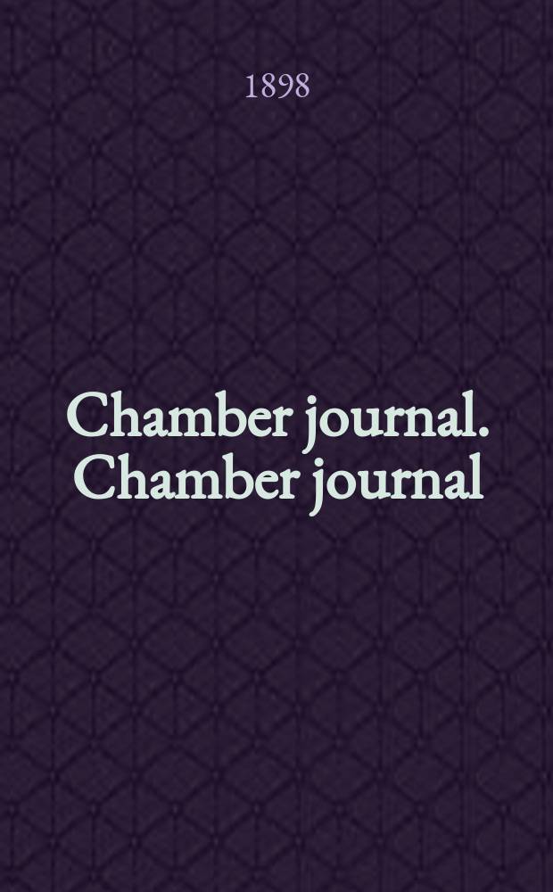 Chamber journal. Chamber journal