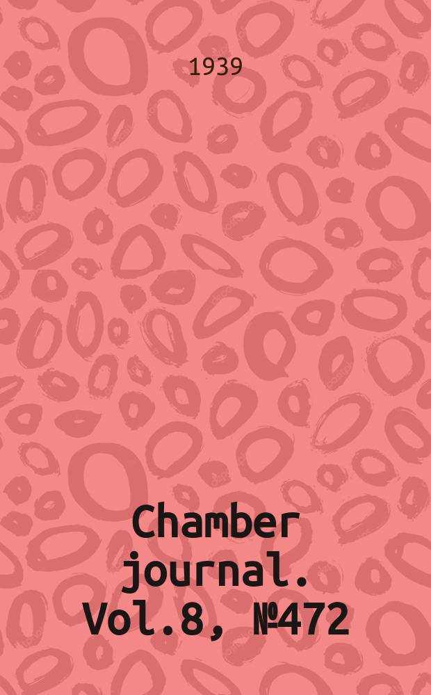 Chamber journal. Vol.8, №472