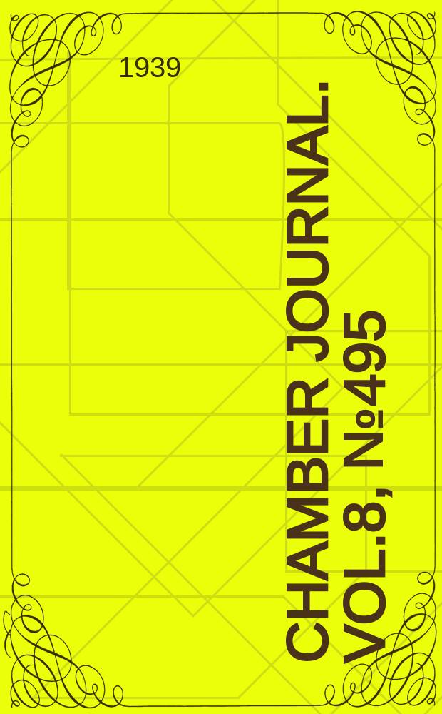 Chamber journal. Vol.8, №495