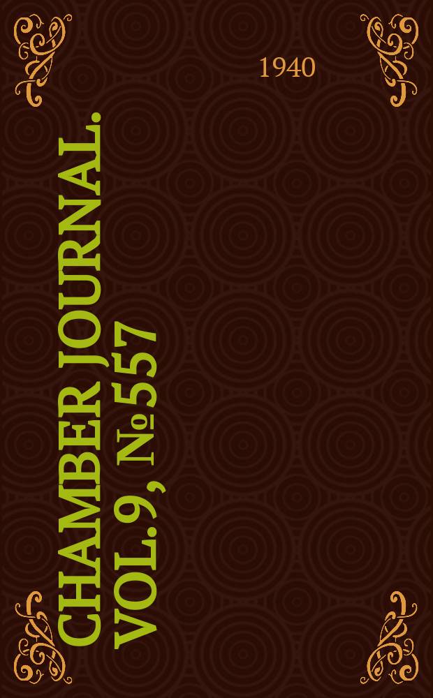 Chamber journal. Vol.9, №557