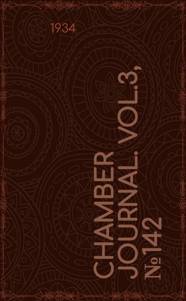 Chamber journal. Vol.3, №142