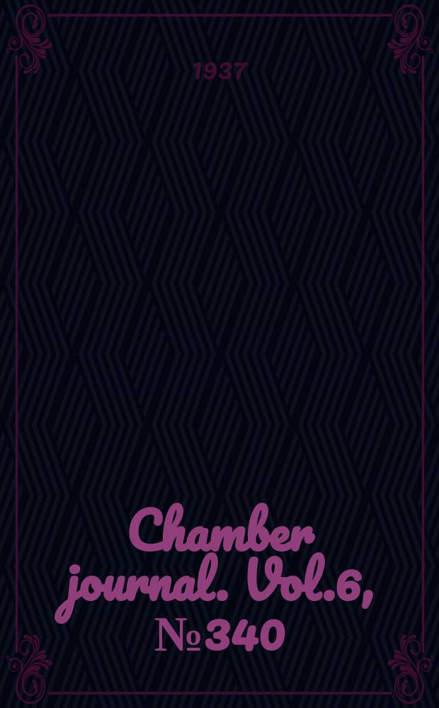 Chamber journal. Vol.6, №340