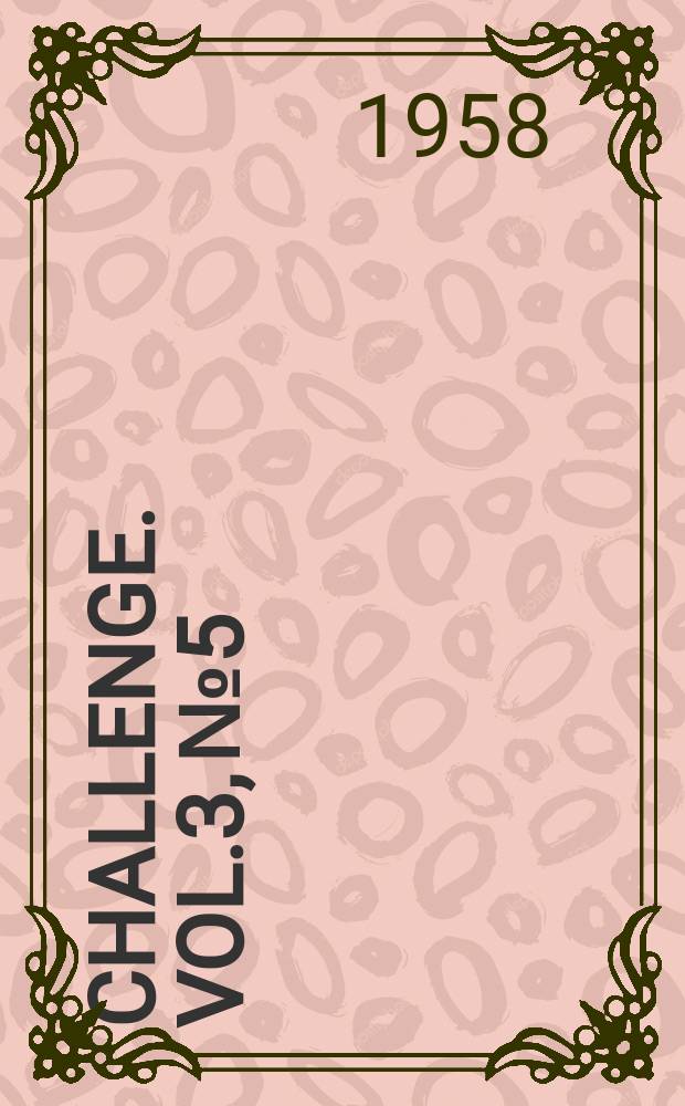 Challenge. Vol.3, №5