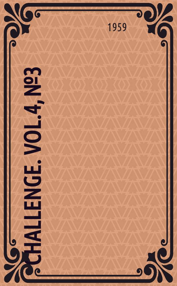 Challenge. Vol.4, №3