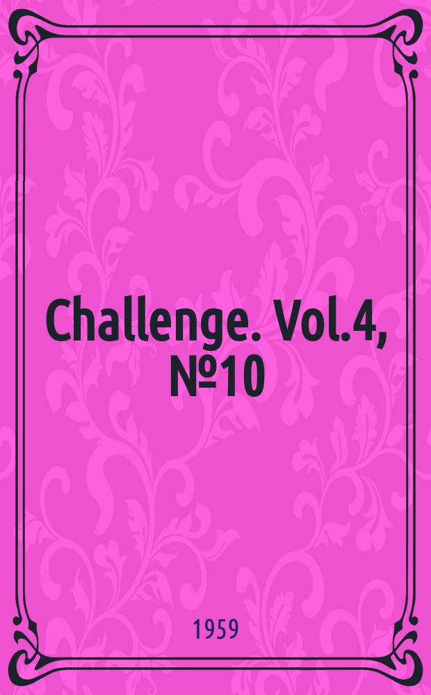Challenge. Vol.4, №10
