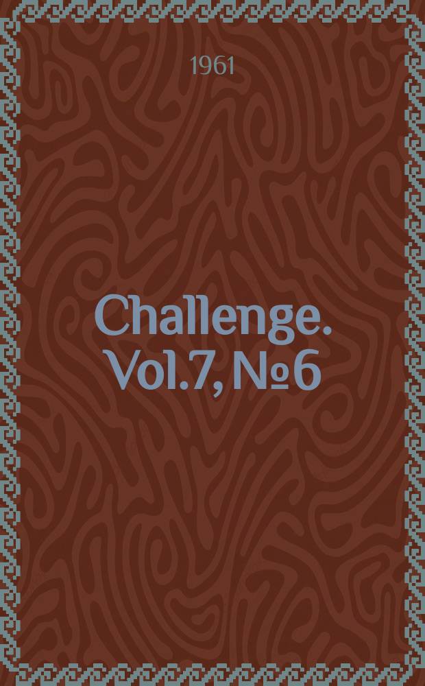 Challenge. Vol.7, №6
