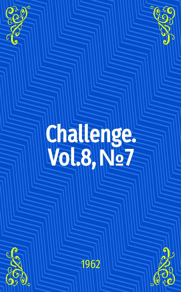 Challenge. Vol.8, №7