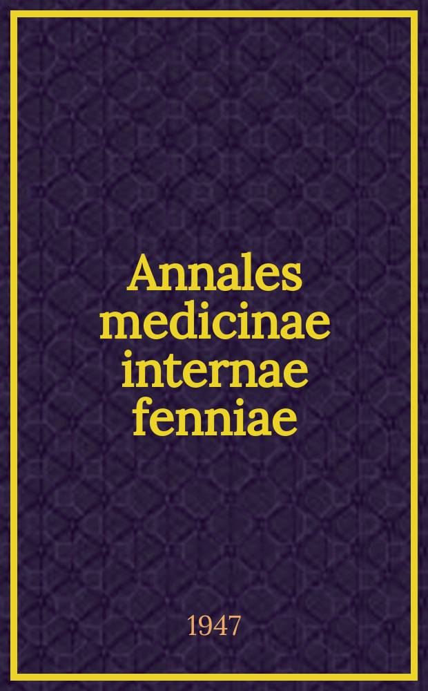 Annales medicinae internae fenniae