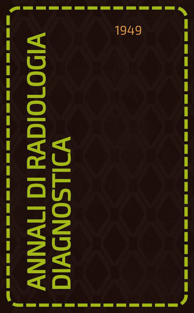 Annali di radiologia diagnostica