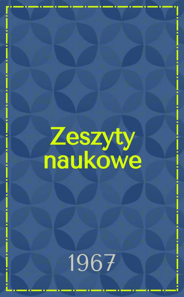 Zeszyty naukowe