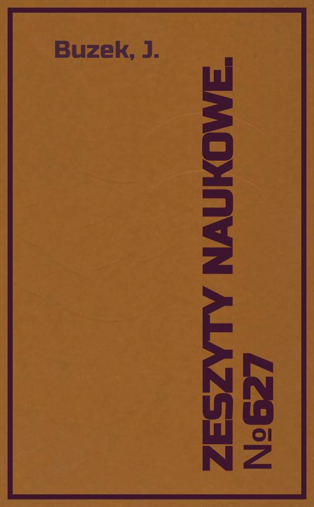 Zeszyty naukowe. №627 : Konwekcja komórkowa podczas