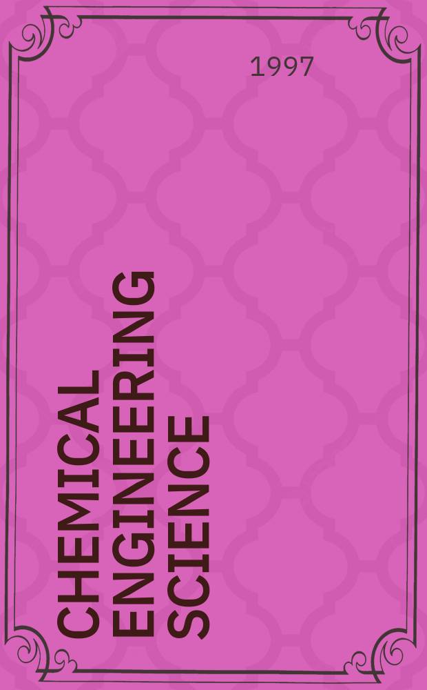 Chemical engineering science : Génie chimique. Vol.52, №24 : Festschrift for professor M.M. Sharma