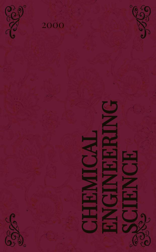 Chemical engineering science : G&eacute;nie chimique. Vol.55, №14
