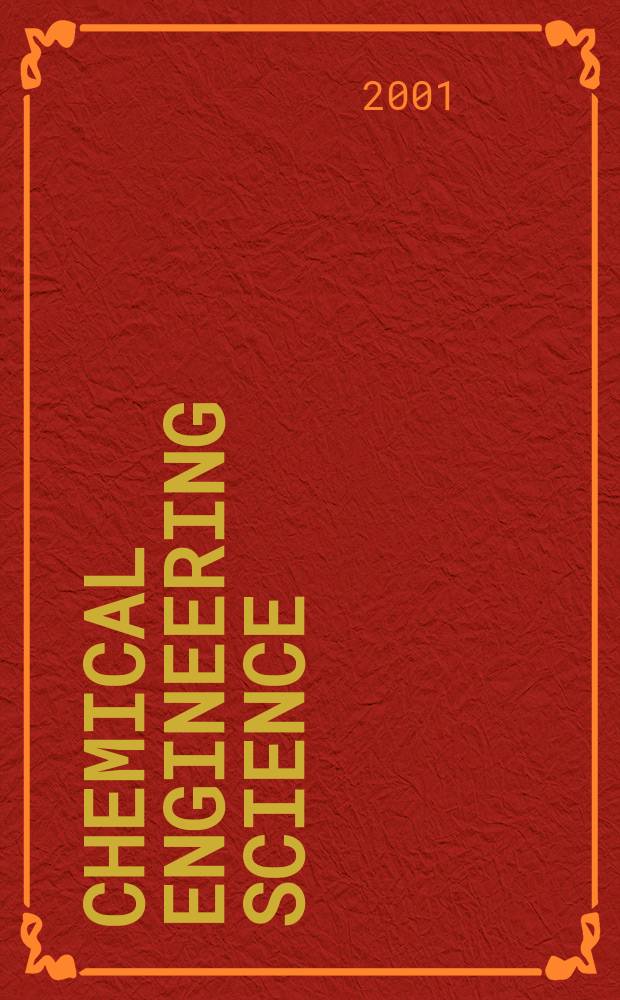 Chemical engineering science : Génie chimique. Vol.56, №8