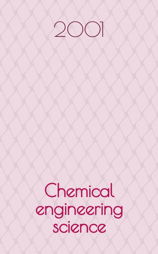 Chemical engineering science : Génie chimique. Vol.56, №13 : European conference on the reaction engineering of polyolefins (1; 2000; Lyon). Selected papers ...