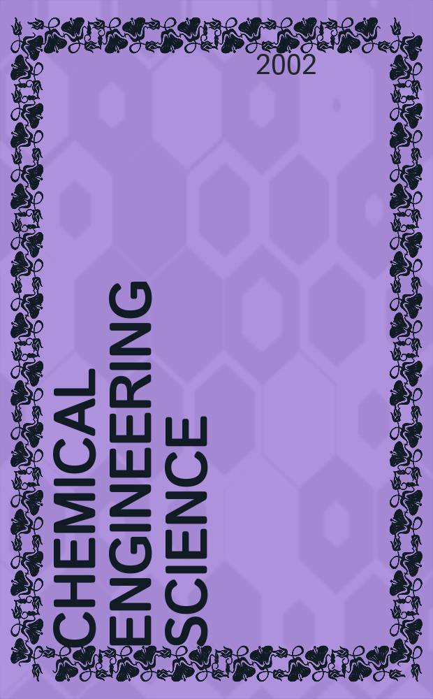 Chemical engineering science : Génie chimique. Vol.57, №18