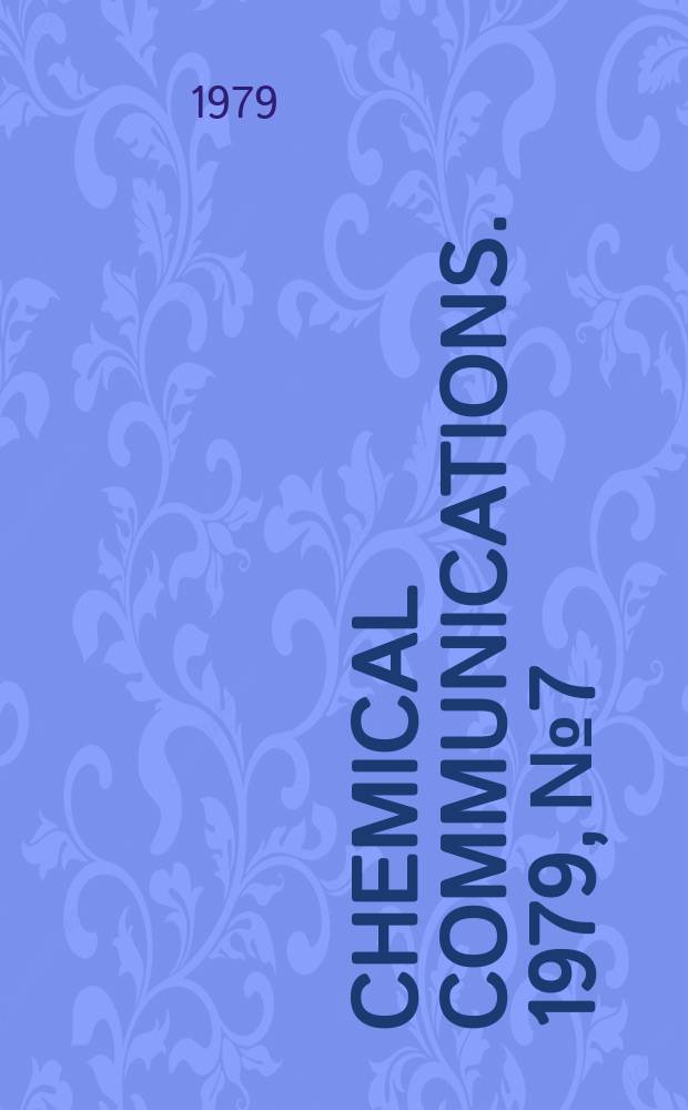 Chemical communications. 1979, №7 : Studies on some nicotine metabolites