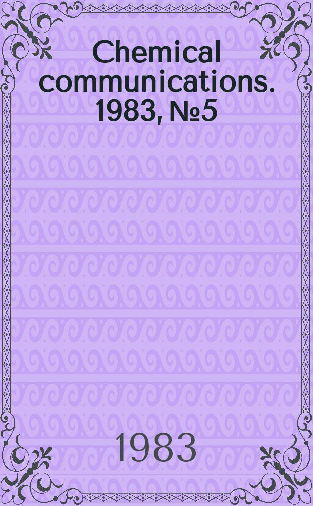 Chemical communications. 1983, №5 : Enantioselective synthesis of citric acid ...