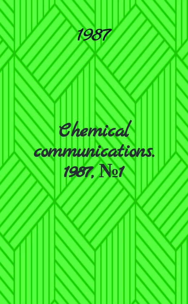 Chemical communications. 1987, №1 : Nucleoside H-phosphonates