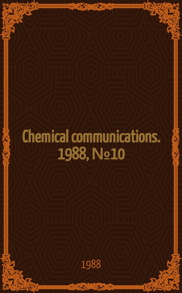 Chemical communications. 1988, №10 : Crystallization of amorphous Zr₀.₆₇ J_0.33-x M_x alloys