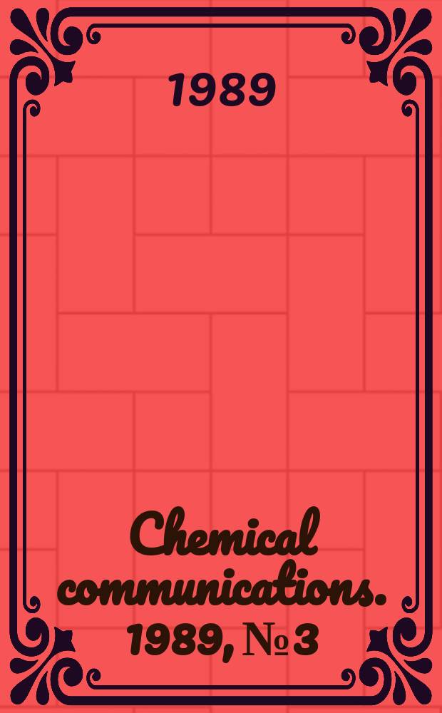 Chemical communications. 1989, №3 : Intergrowth between perovskite ...