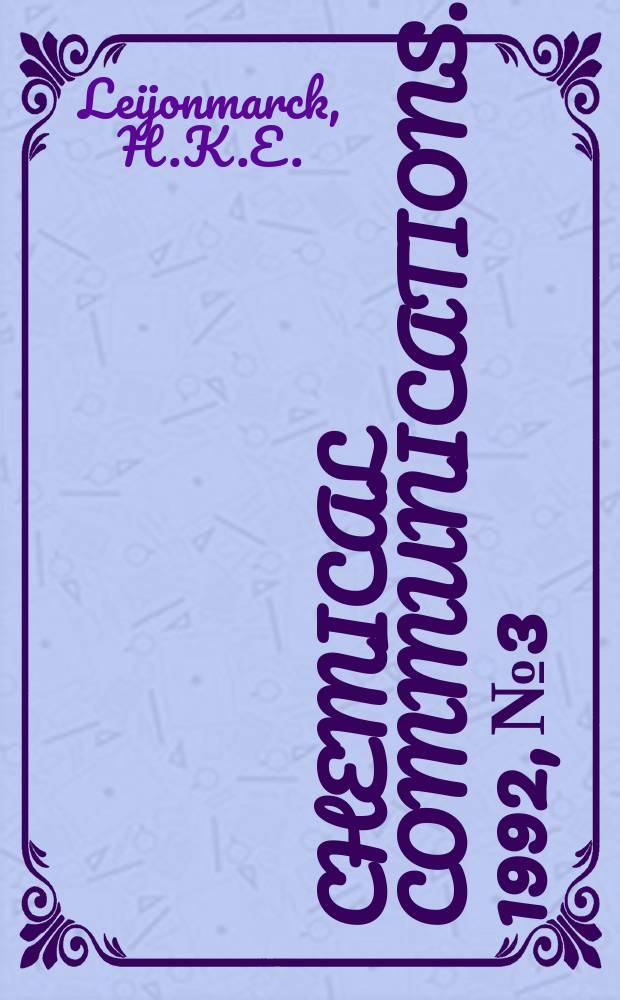 Chemical communications. 1992, №3 : Studies on the intramolecular Claisen ...