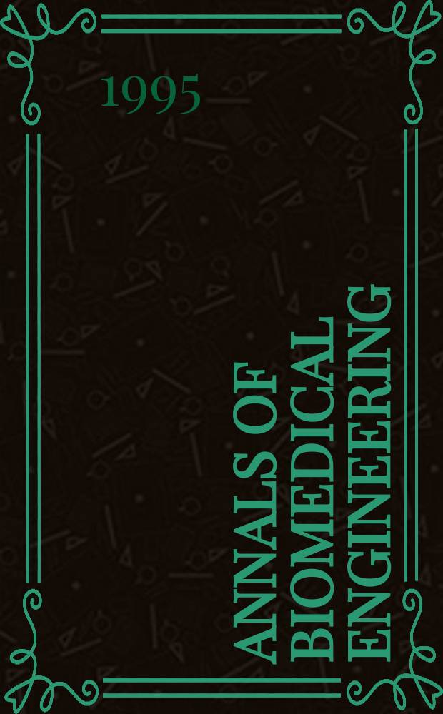 Annals of biomedical engineering : The j. of. the Biomed. engineering soc