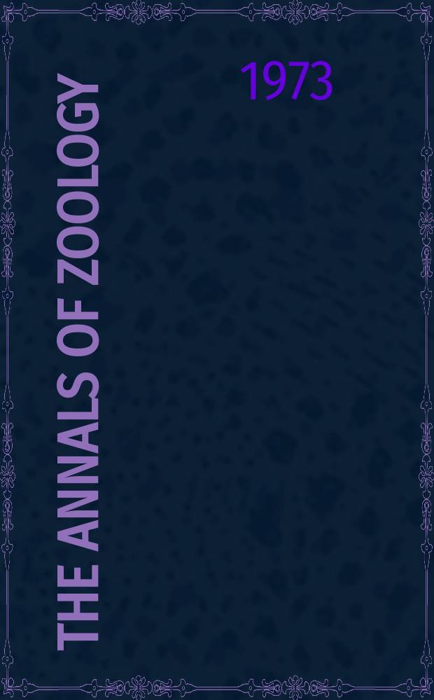 The Annals of zoology : Publ. by the Academy of zoology. Vol.9, P.4 : The pectoral musculature...