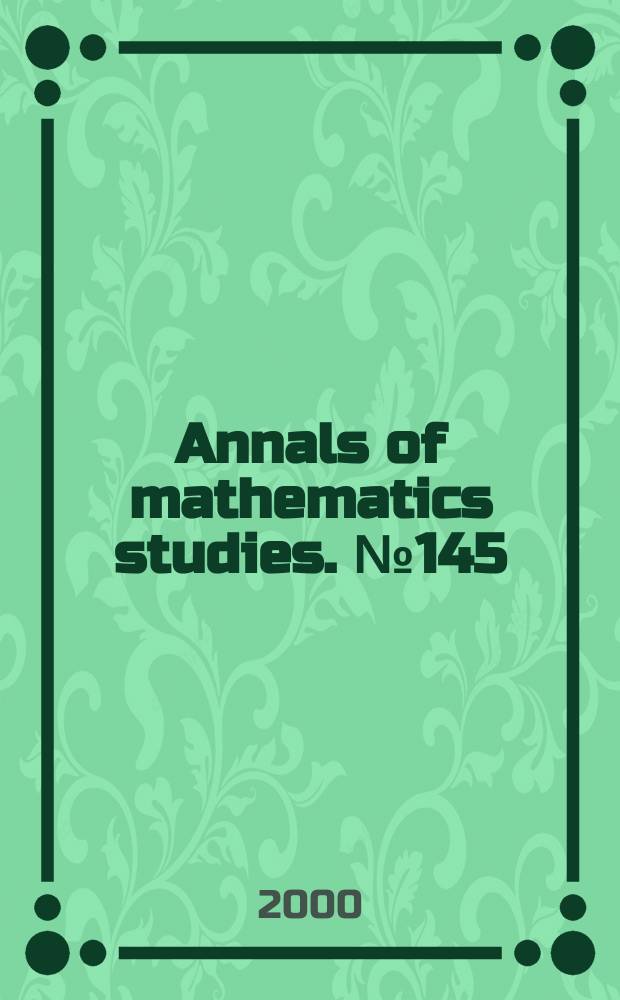 Annals of mathematics studies. №145 : Surveys on surgery theory