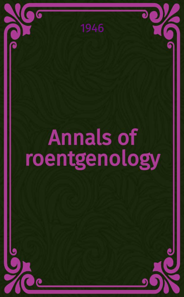 Annals of roentgenology
