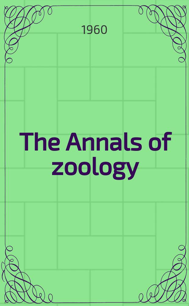 The Annals of zoology : Publ. by the Academy of zoology. Vol.3, №7 : A new sugarcane midge (Itonididae-cecidomyiidae: Diptera) from India