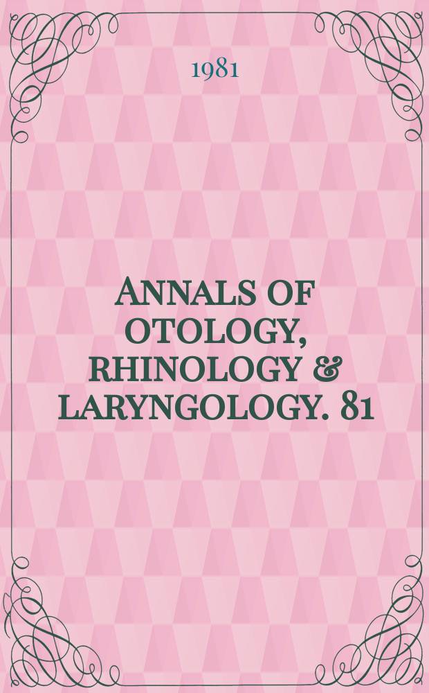 Annals of otology, rhinology & laryngology. 81 : Vitamin A-induced ear malformations in rats...