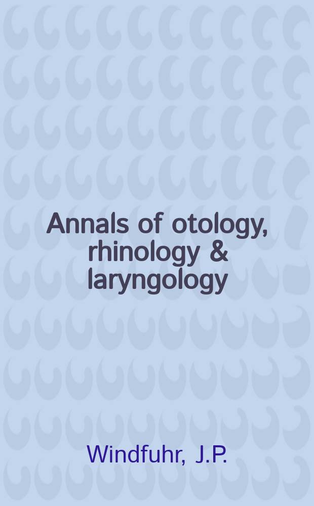 Annals of otology, rhinology & laryngology : Aberrant internal carotid artery...