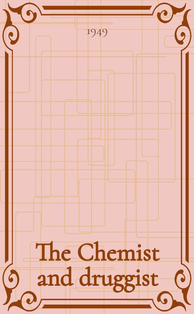 The Chemist and druggist : Diary and yearbook