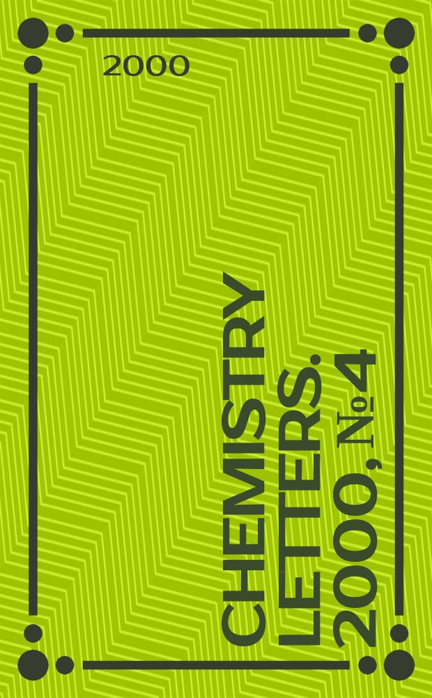 Chemistry letters. 2000, №4