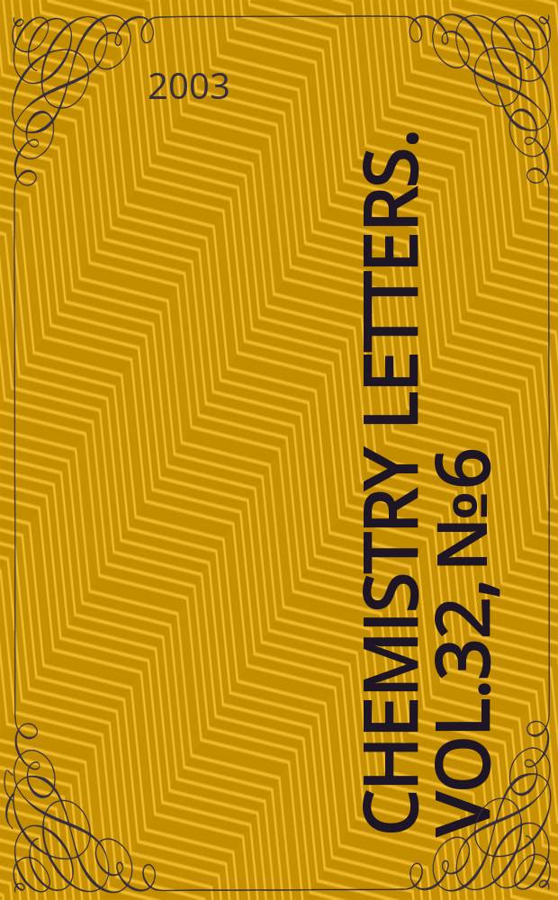Chemistry letters. Vol.32, №6