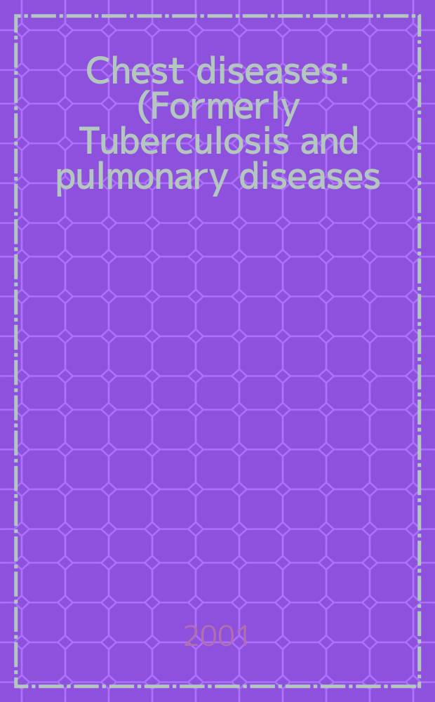 Chest diseases : (Formerly Tuberculosis and pulmonary diseases) Section XV [of] Excerpta medica. Vol.79, №3