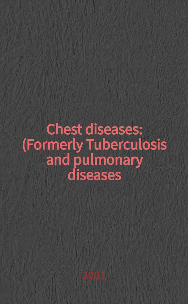 Chest diseases : (Formerly Tuberculosis and pulmonary diseases) Section XV [of] Excerpta medica. Vol.80, №5