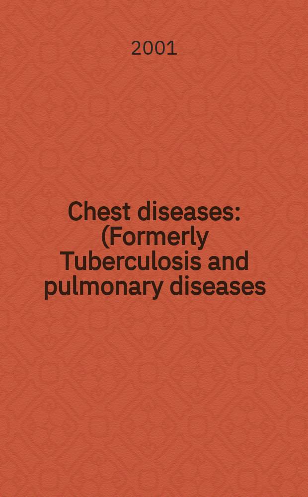 Chest diseases : (Formerly Tuberculosis and pulmonary diseases) Section XV [of] Excerpta medica. Vol.80, №8