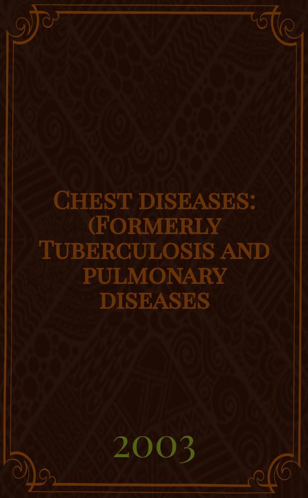 Chest diseases : (Formerly Tuberculosis and pulmonary diseases) Section XV [of] Excerpta medica. Vol.83, №4