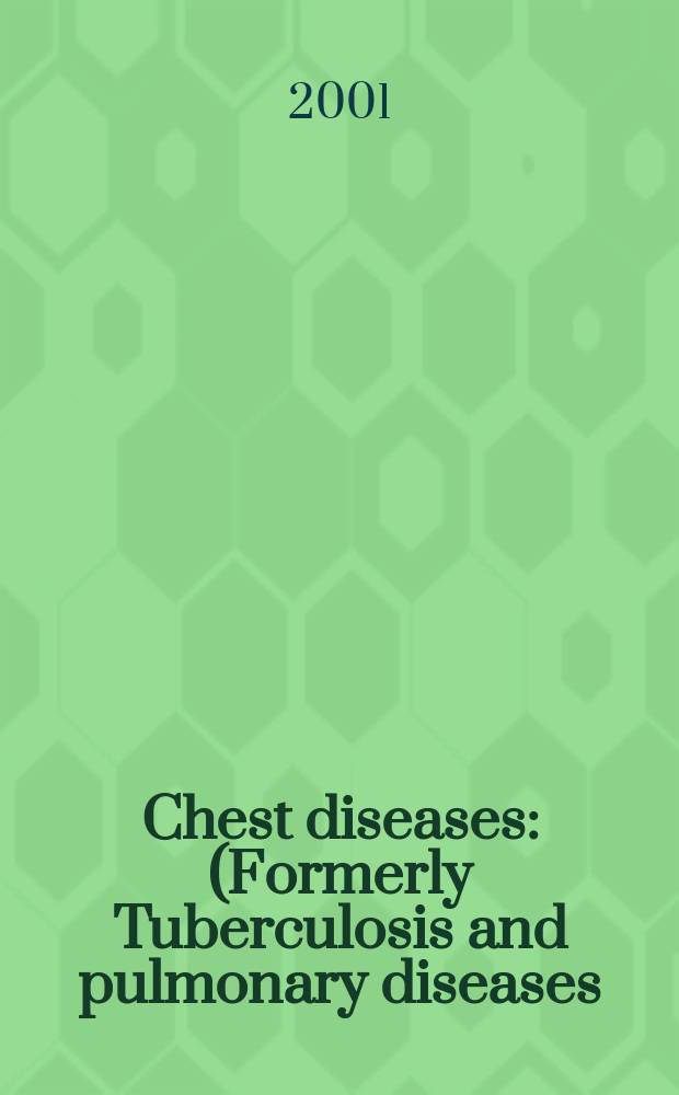 Chest diseases : (Formerly Tuberculosis and pulmonary diseases) Section XV [of] Excerpta medica. Vol.80, №3